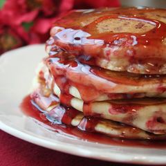 Raspberry Sour Cream Pancakes 24oz.