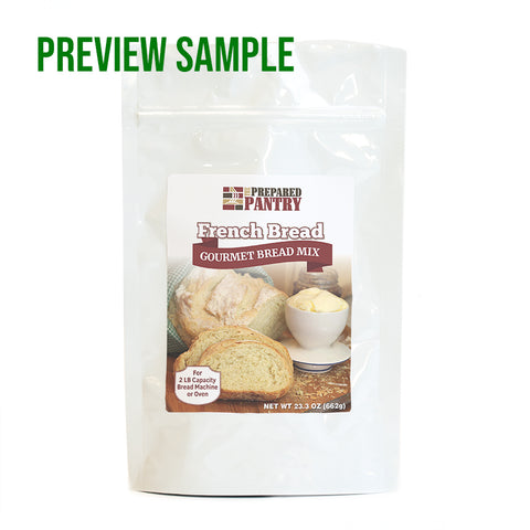 Limit 3. French Bread Mix - Preview Sample