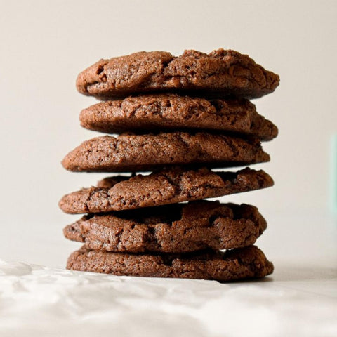 Free with purchase. Double Chocolate Fudgy Cookie Mix. Limit one.